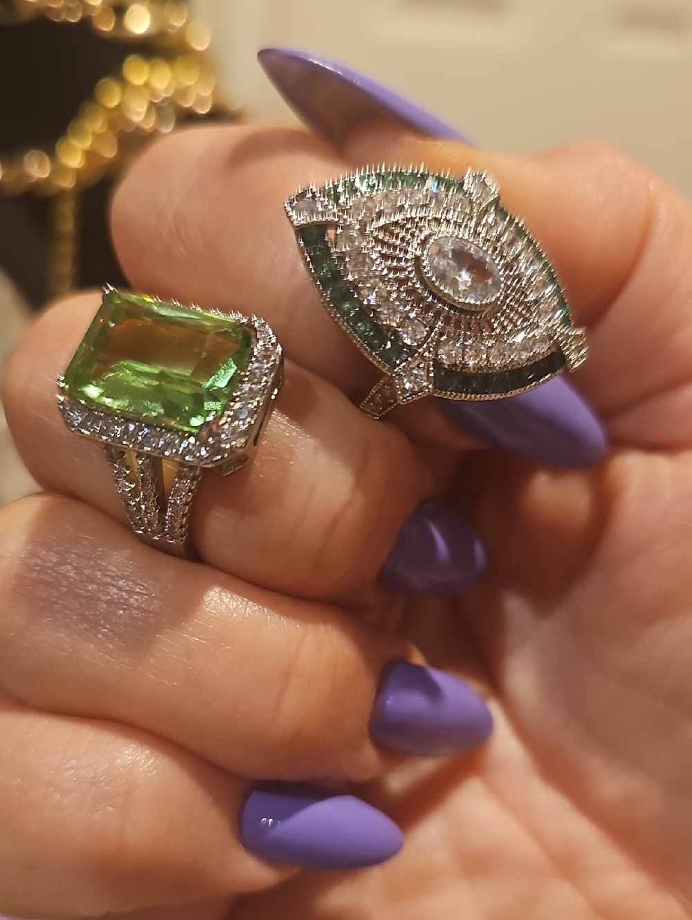 Fashion jewelry ring bundle size 8